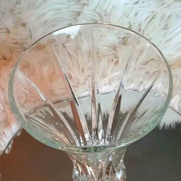 Lenox Vintage Crystal SWIRL VASE 9H 5W/Top 16 R - Picture 8 of 8